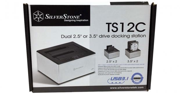 SilverStone TS12C USB 3.1 Dual-Drive Dock and Cloner