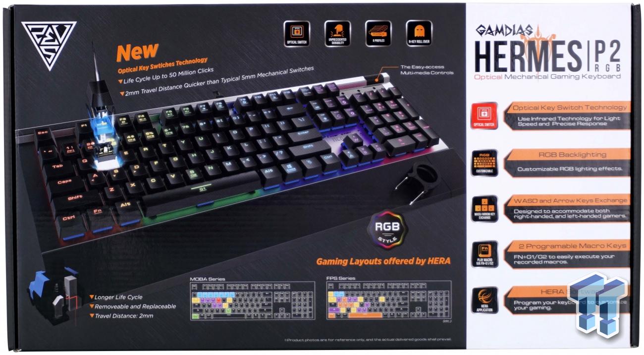 GAMDIAS Hermes P2 RGB Mechanical Gaming Keyboard Review | TweakTown