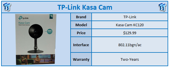 TP-Link KC120 Kasa Cam Smart Home Camera Review