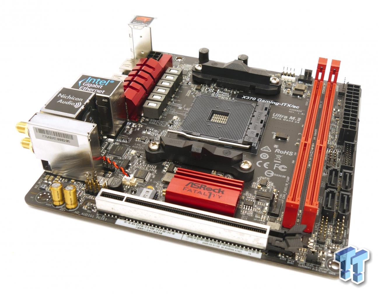 Utilfreds plast Glad ASRock X370 Gaming-ITX/ac Gaming (AMD X370) Motherboard