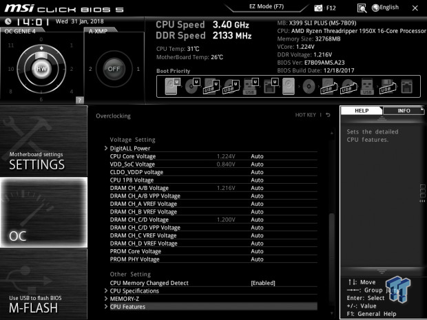MSI X399 GAMING PRO CARBON AC (AMD X399) Motherboard Review 53 MSI X399 GAMING PRO CARBON AC (AMD X399) Motherboard Review 53