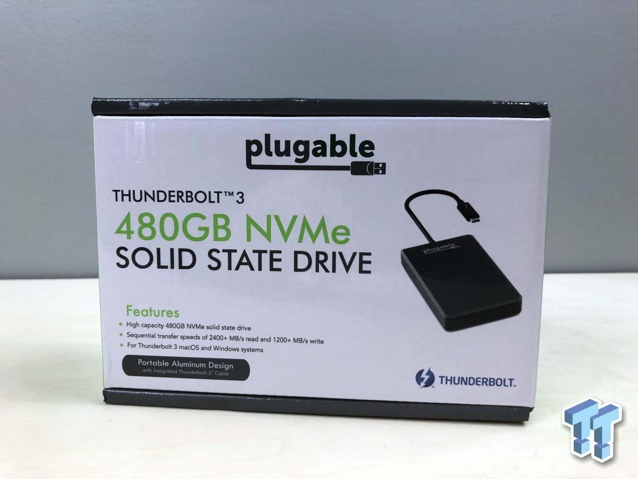 Plugable Thunderbolt 3 NVMe SSD Review