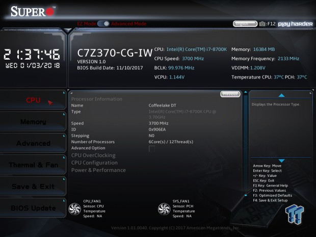 SuperMicro C7Z370-CG-IW (Intel Z370) Motherboard Review 37