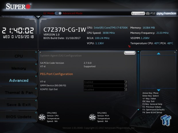 SuperMicro C7Z370-CG-IW (Intel Z370) Motherboard Review 45