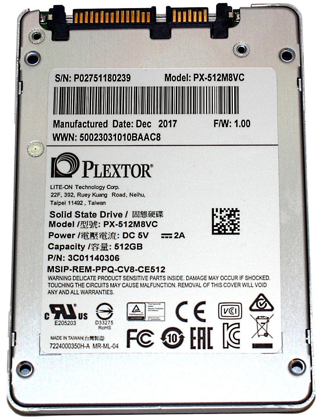 Plextor M8V 512GB SATA III SSD Review