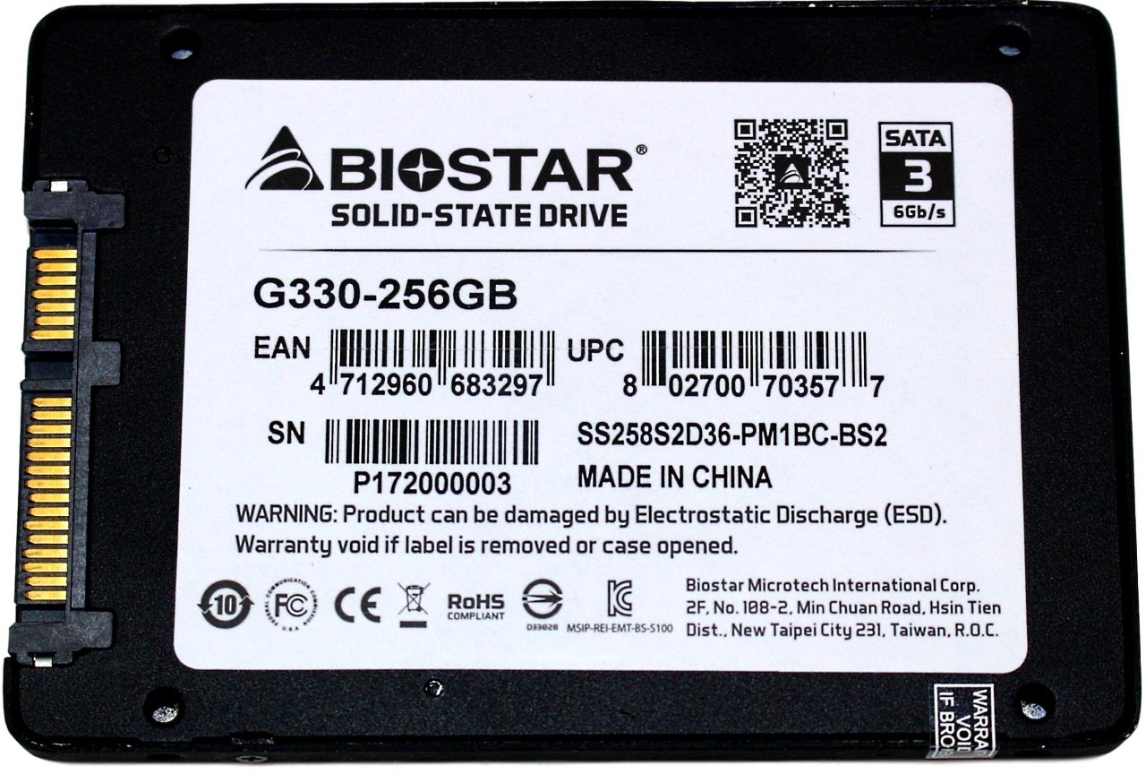 BIOSTAR Nouveau disque dur SSD 120 Go Solid State Biostar 2,5 pouces SATA III... 