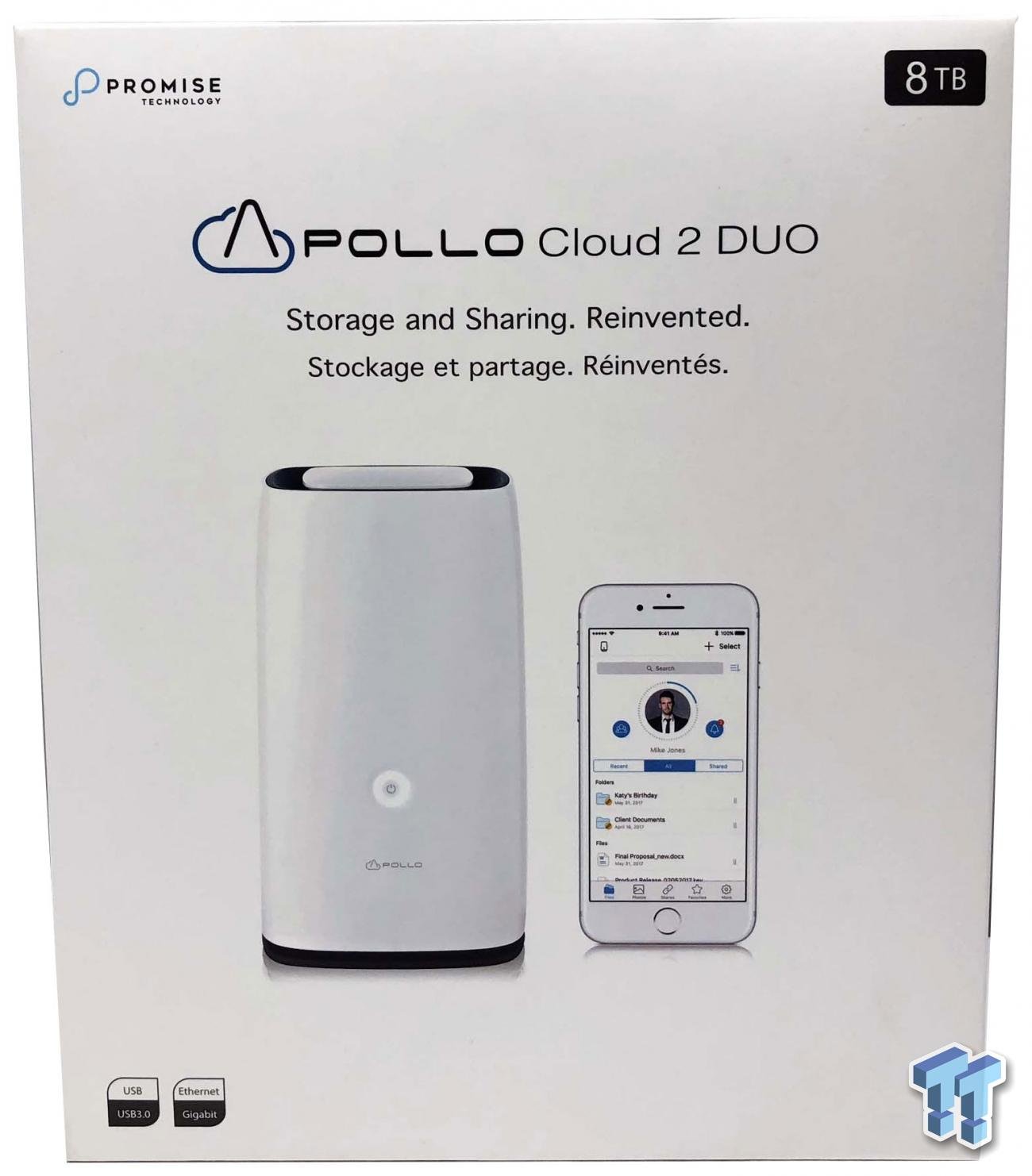 Promise Apollo Cloud 2 Duo 8tb Review Tweaktown
