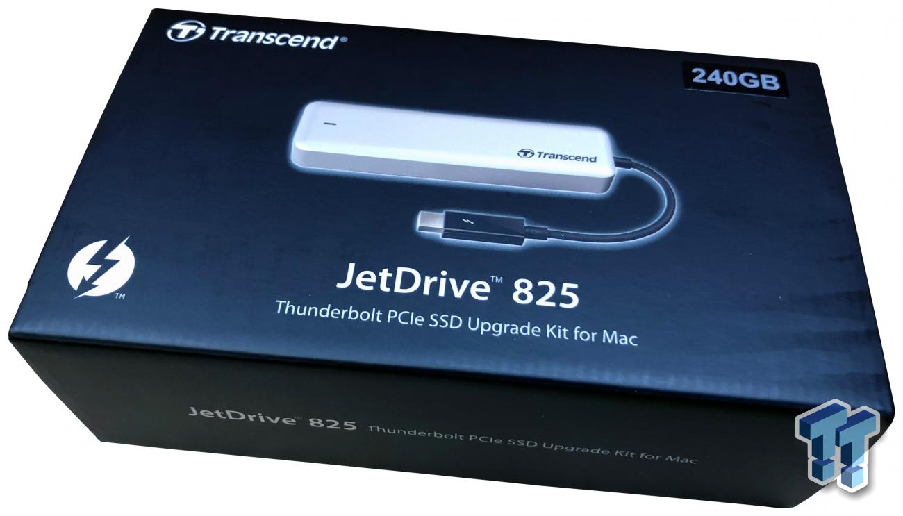 Transcend JetDrive 825 SSD Upgrade Kit for MacBook Review