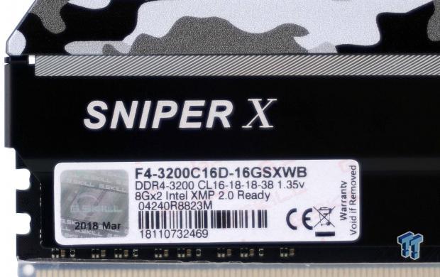 G.Skill Sniper X DDR4-3200 16GB Dual-Channel Memory Review