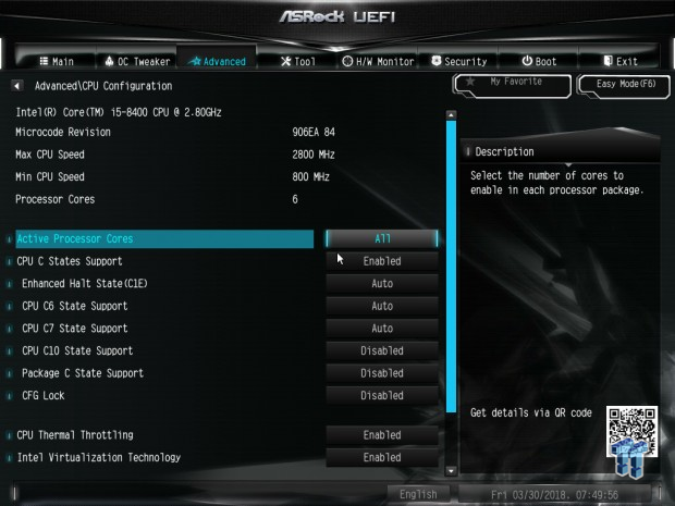 Open Gallery ASROCK H370M-ITX/AC (Intel H370) Motherboard Review 32