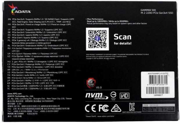 ADATA XPG Gammix S10 512GB M.2 NVMe PCIe SSD Review 05 ADATA XPG Gammix S10 512GB M.2 NVMe PCIe SSD Review 05