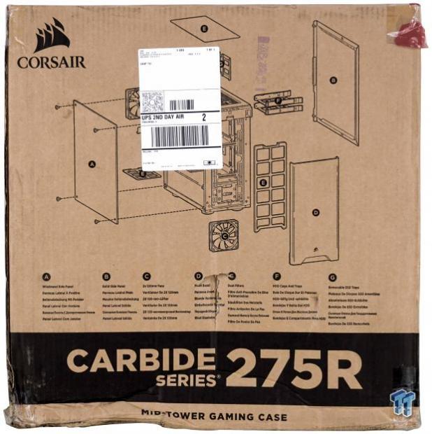 Corsair Carbide 275R Mid-Tower Gaming Chassis Review 04