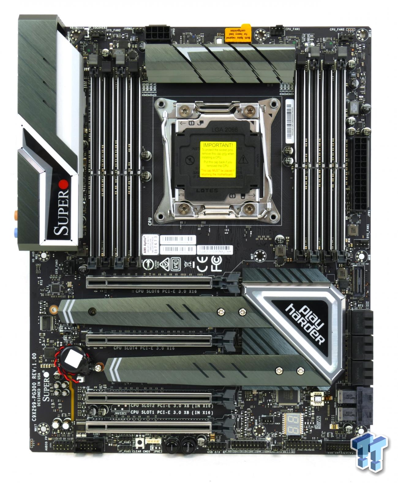 【希少！！】 (Intel C9X299-PG300 Supermicro X299) Review Motherboard その他