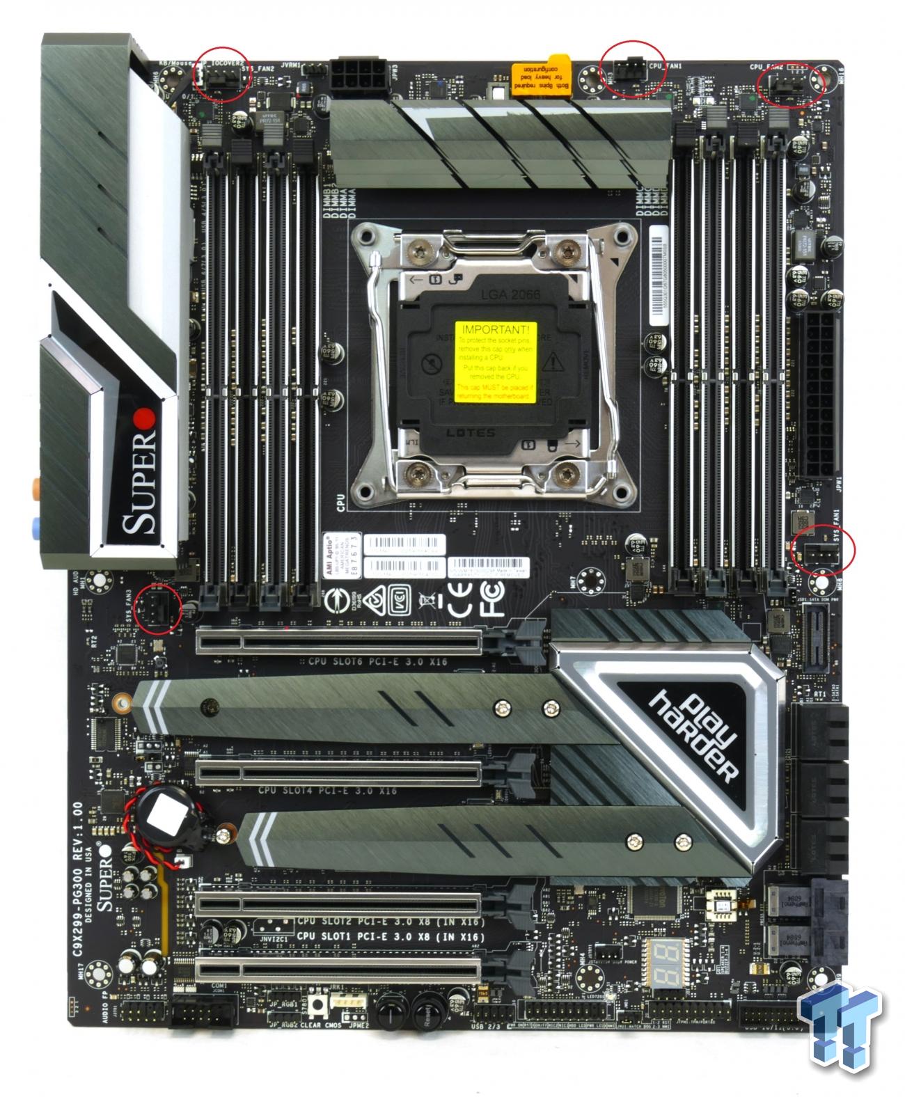 Supermicro C9X299-PG300 (Intel X299) Motherboard Review