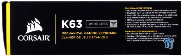 Corsair K63 Wireless Mechanical Gaming Keyboard Review 05