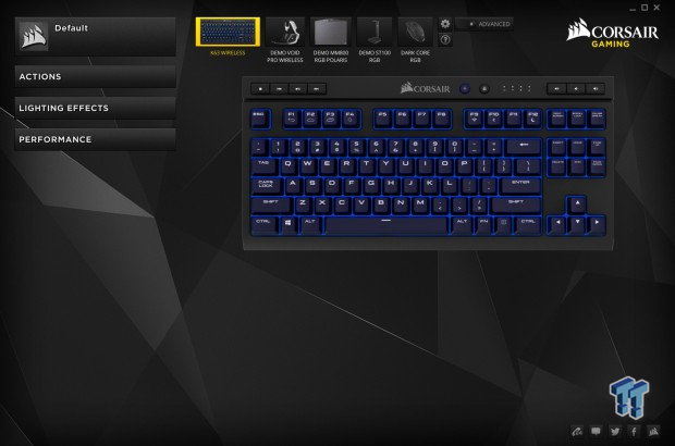 TECLADO CORSAIR K63 WIRELESS BLUE – Ninja Hardware