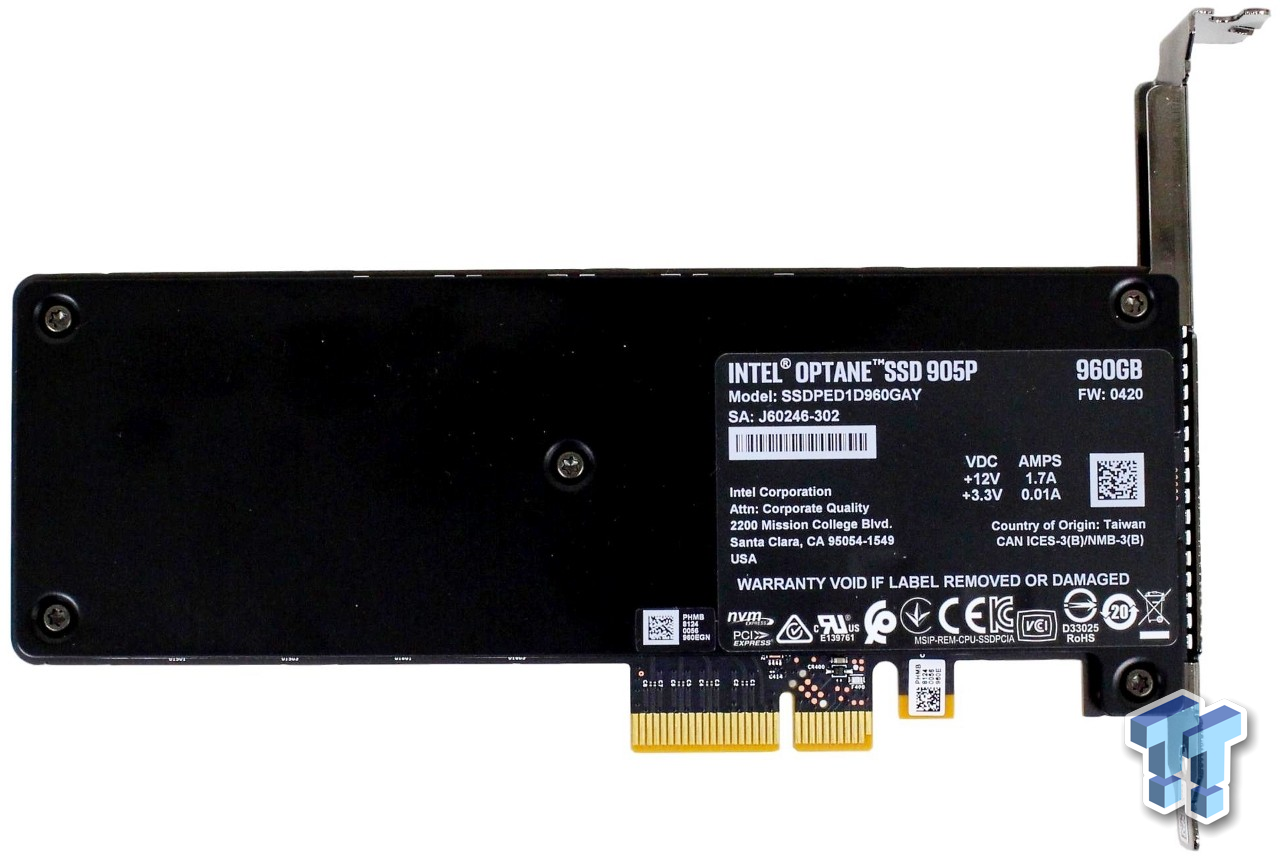 Intel Optane SSD 905P 960GB AIC NVMe PCIe SSD Review
