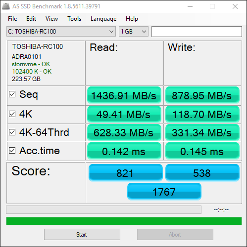Toshiba OCZ RC100 240GB & 480GB M.2 NVMe PCIe SSD Review 33
