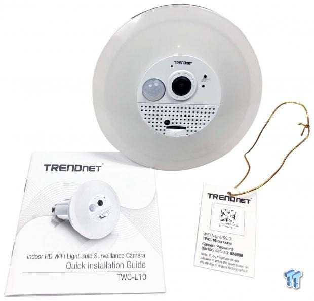 Cámara de vigilancia HD WiFi tipo bombilla - TRENDnet TWC-L10