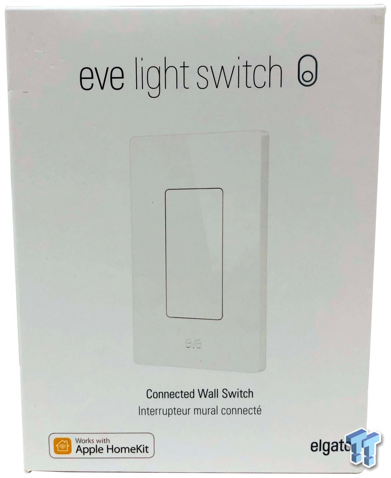 Eve Light Switch - Connected Wall Switch with Apple HomeKit