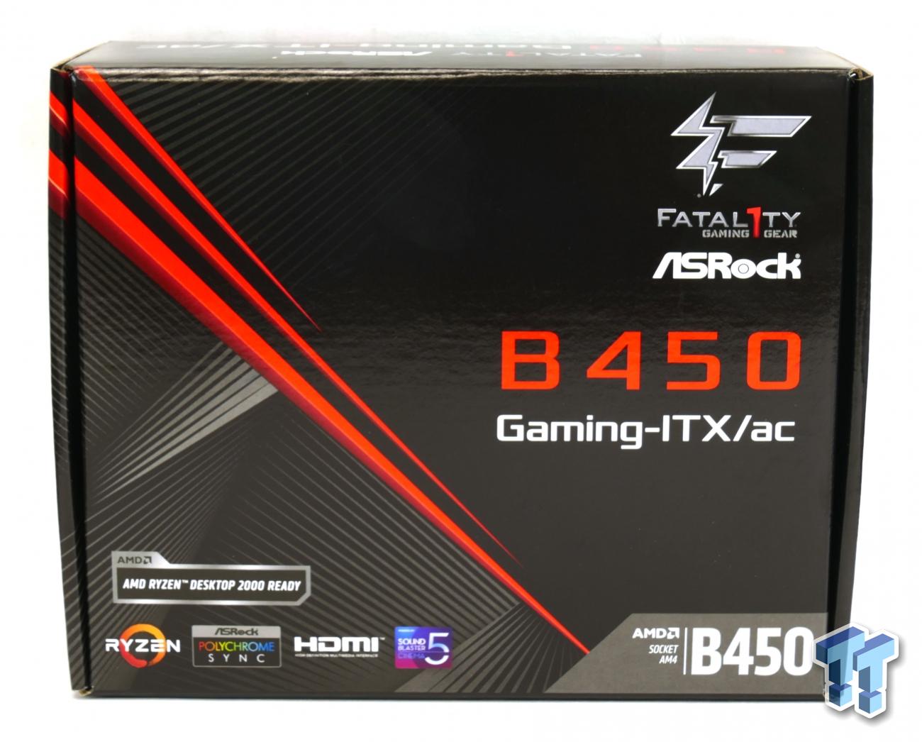 ASRock Fatal1ty B450 Gaming-ITX/ac (B450) Motherboard Review