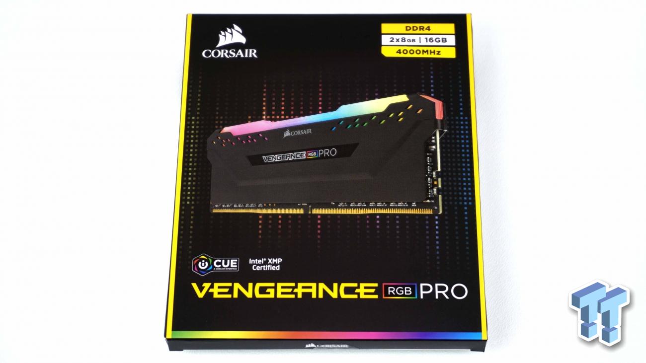 Corsair Vengeance RGB PRO DDR4-4000 16GB Memory Review