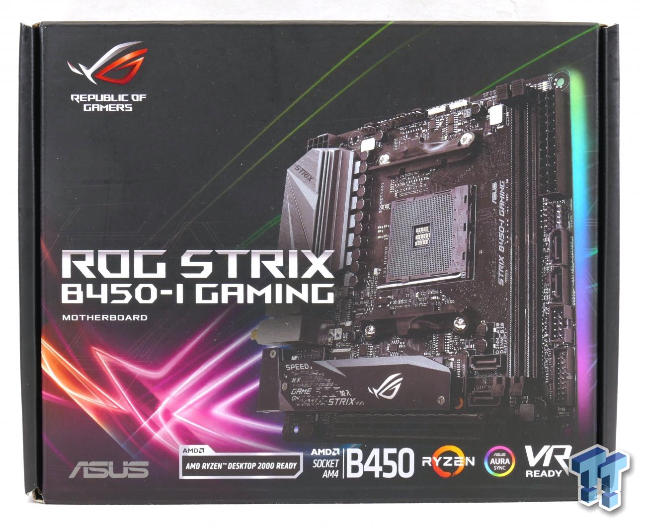 ASUS ROG Strix B450-I Gaming (AMD B450) Motherboard Review