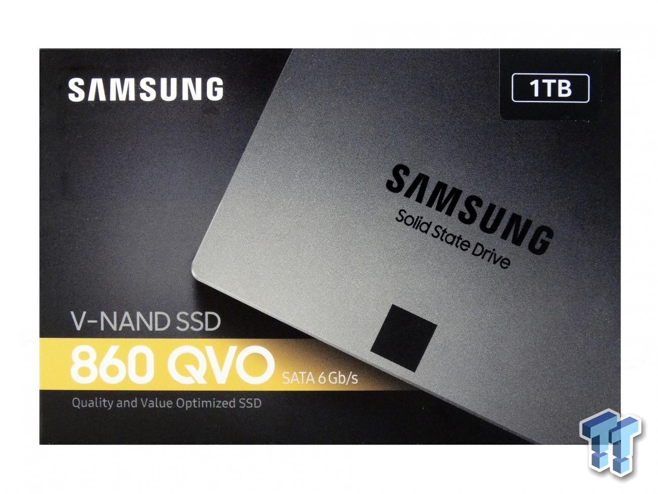 Samsung SSD 1 TB 860 QVO 550MB/s Read 520MB/s Write Solid State Drive New ct 
