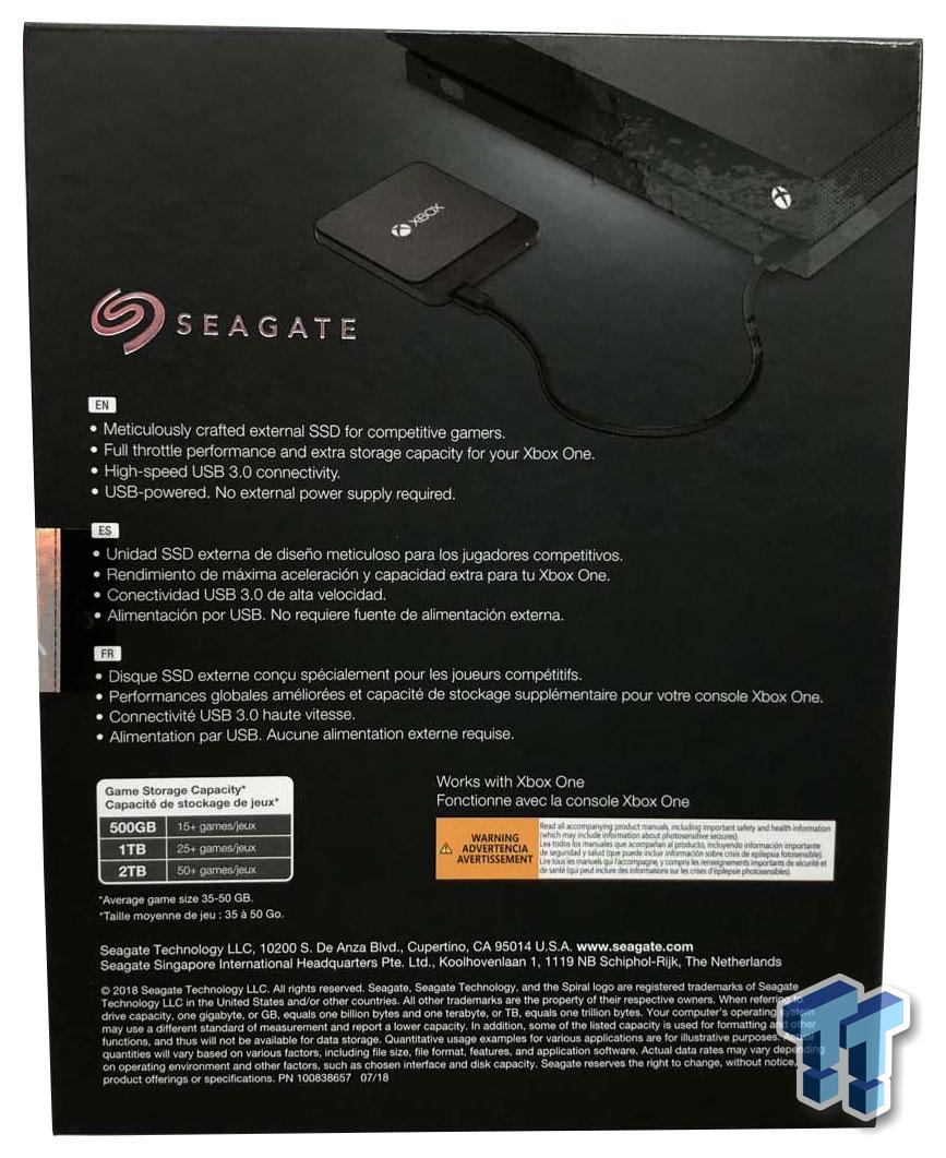 Disque Ssd Externe - Seagate - Xbox Expansion Card Pour Xbox