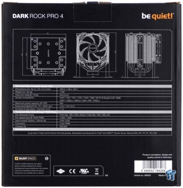 Test : Be Quiet! DARK ROCK PRO 4 - HardwareCooking