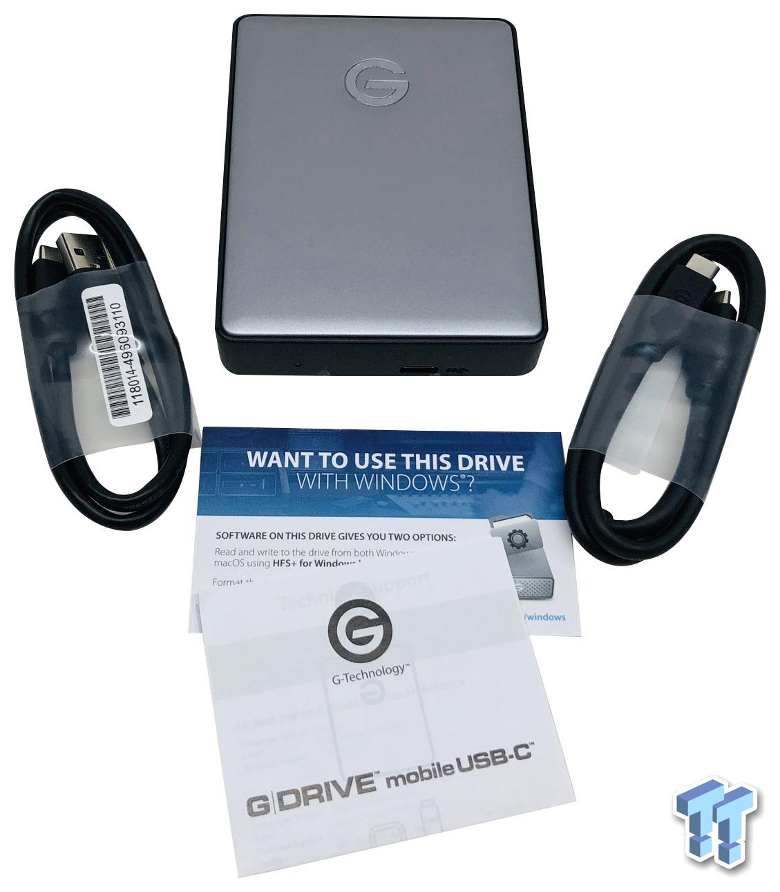 G-Technology GDrive Mobile USB-C 4TB Review