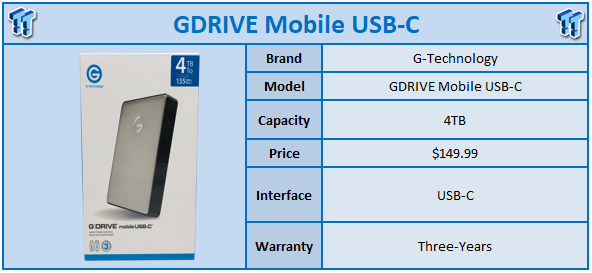 G-Technology GDrive Mobile USB-C 4TB Review