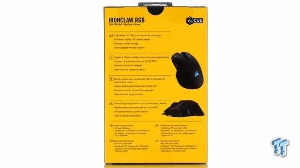 Corsair Ironclaw RGB FPS/MOBA Gaming Mouse Review 04