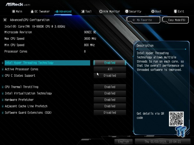 ASRock Z390 Extreme4 (Intel Z390) Motherboard Review 46 ASRock Z390 Extreme4 (Intel Z390) Motherboard Review 46