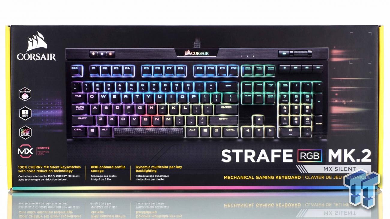 dækning spil fond Corsair Strafe RGB MK.2 Mechanical Gaming Keyboard Review