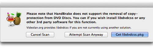 handbrake for copy protected dvds