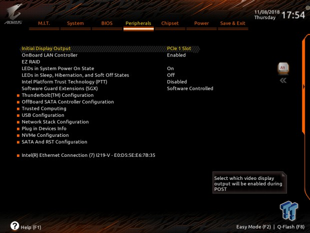 GIGABYTE Z390 Aorus Xtreme (Intel Z390) Motherboard Review 49 GIGABYTE Z390 Aorus Xtreme (Intel Z390) Motherboard Review 49