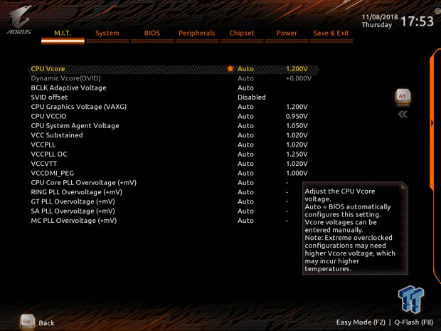 GIGABYTE Z390 Aorus Xtreme (Intel Z390) Motherboard Review 56 GIGABYTE Z390 Aorus Xtreme (Intel Z390) Motherboard Review 56