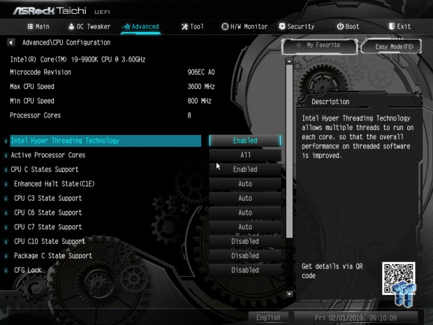 Open Gallery ASRock Z390 Taichi Ultimate (Intel Z390) Motherboard Review 49