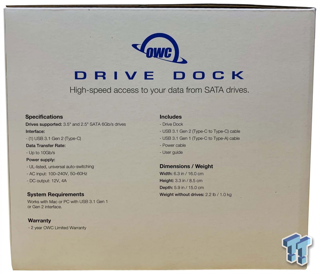 OWC Drive Dock U.2 / SATA
