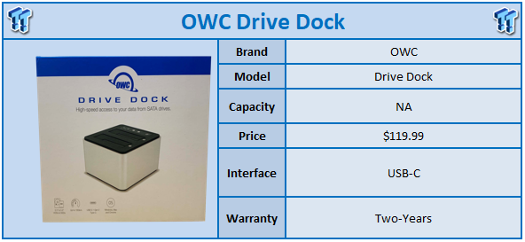 OWC Drive Dock U.2 / SATA