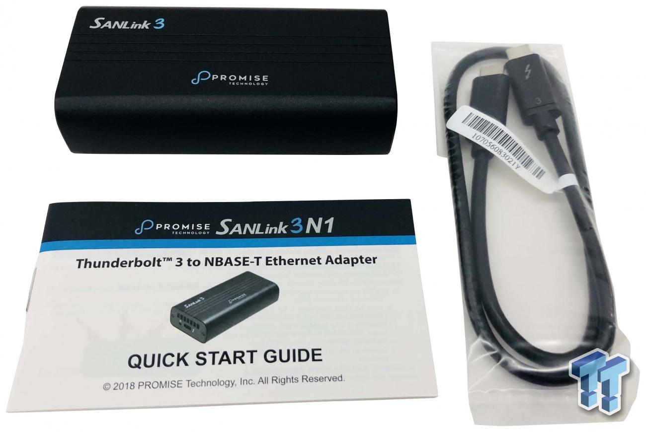 Promise SANLink N1 Thunderbolt 3 Adapter Review