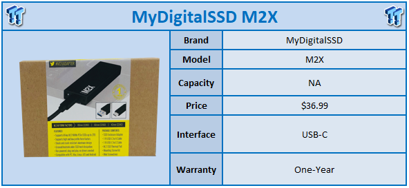 MyDigitalSSD M2X M.2 NVMe SSD Enclosure Review - A PCIe to USB Storage  Bridge