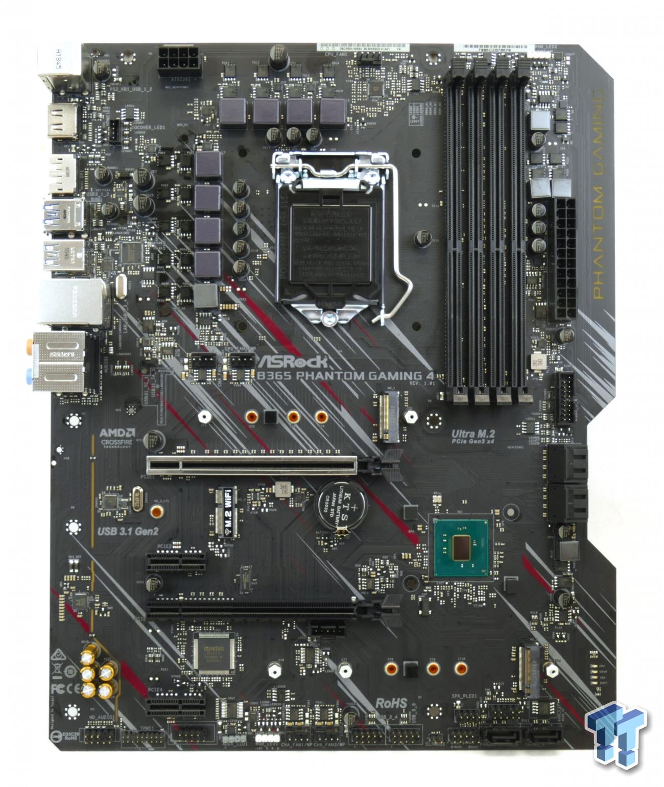 ASRock B365 Phantom Gaming 4 (Intel B365) Motherboard Review | TweakTown