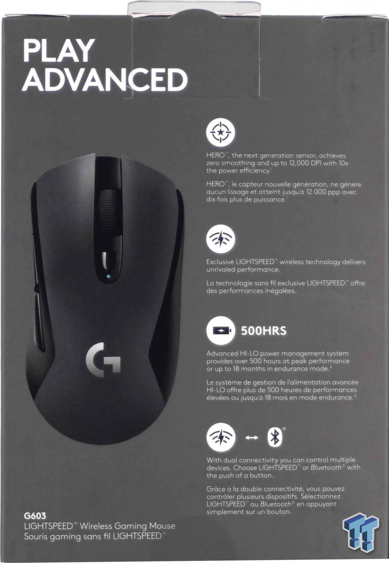 Logitech G603 Lightspeed Wireless Gaming Mouse Review