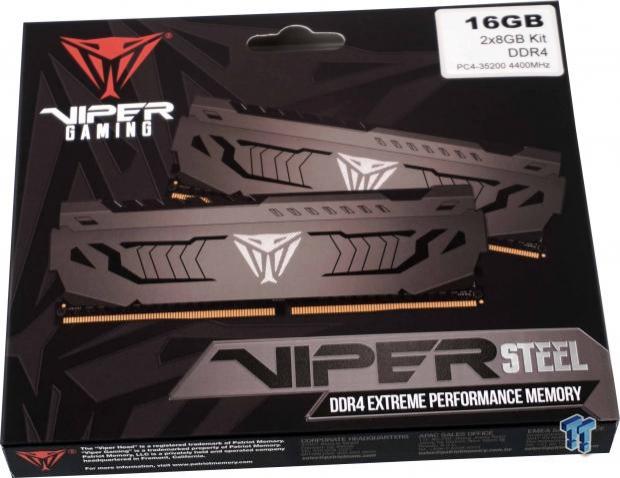 Patriot Viper STEEL RGB BLACK 2x8GB DRR4 3200Mhz RAM