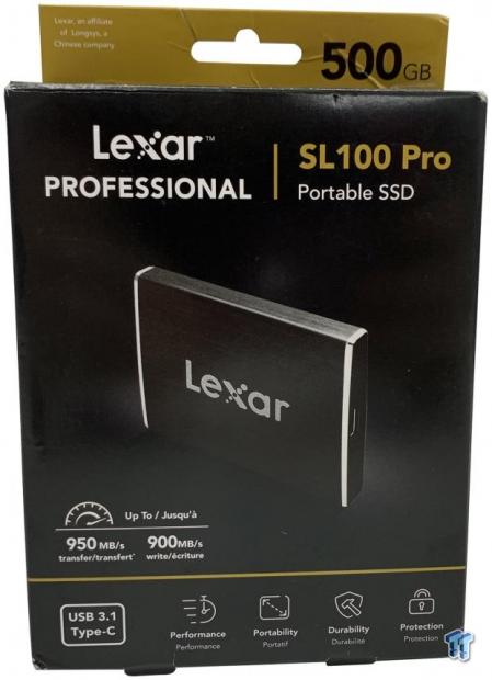 Lexar Disque dur externe SSD Portable SL100 Pro 500 Go – Abchir