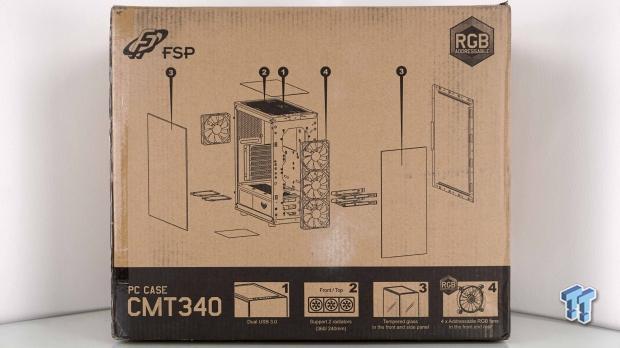 FSP CMT340 Addressable RGB Mid-Tower Chassis Review 04
