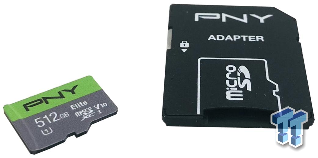 PNY Carte Micro SD microSDXC Pro Elite 1To + Adaptateur SD pas