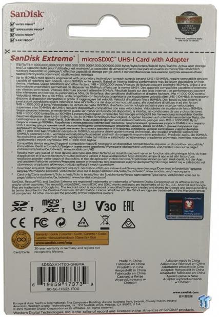  SanDisk 1TB Extreme microSDXC UHS-I Memory Card with